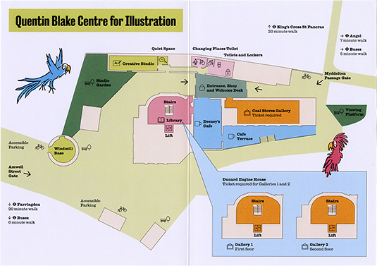 Quentin Blake Centre for Illustration Map