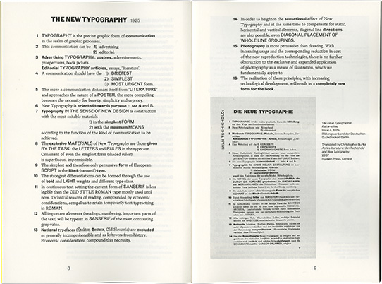 Jan Tschichold Shaping Typography 1925 2025