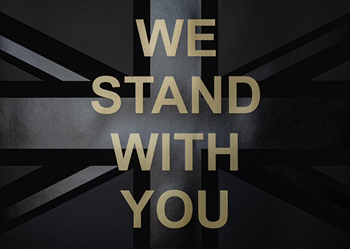 WE STAND WITH YOU